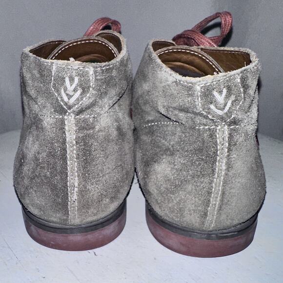 John Varvatos Brownish Green Suede Size 7.5 Chukka Boots - Picture 4 of 11